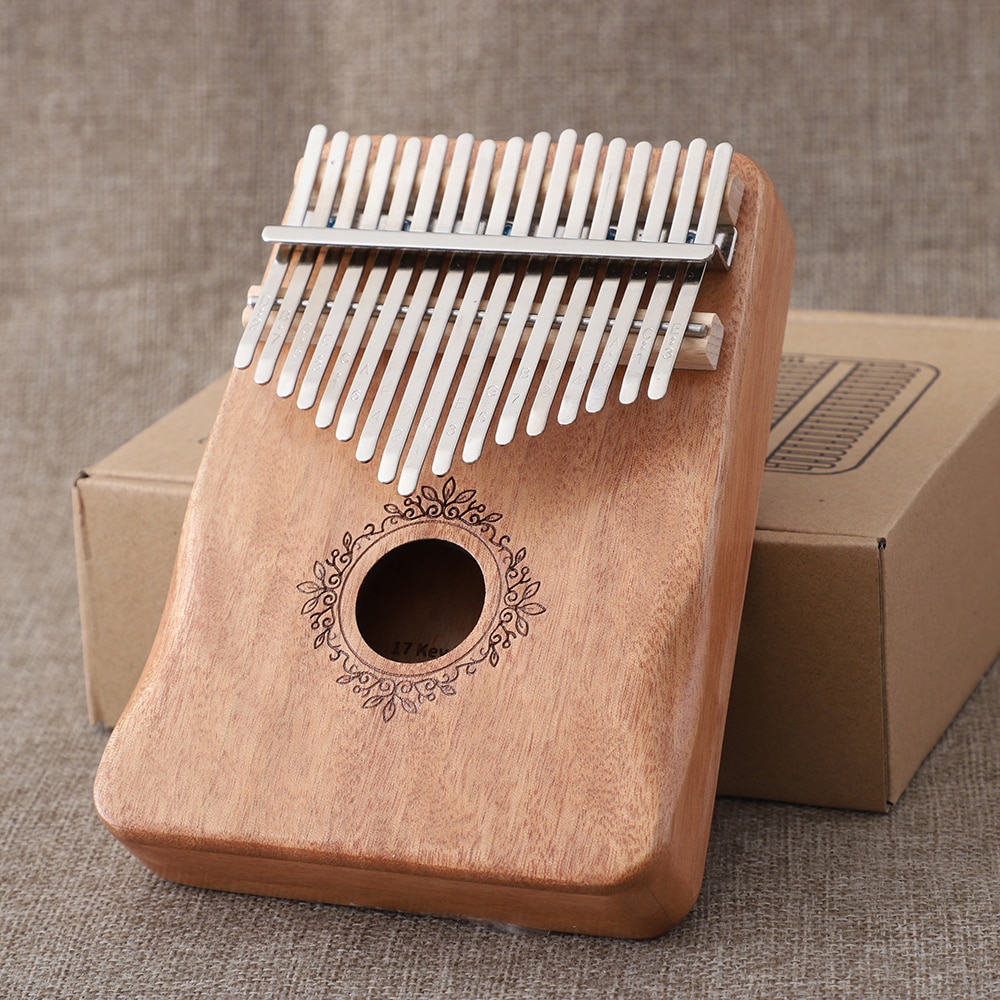 Kalimba 17 Key Finger Thumb Piano Music Box Mbira Mini Calimba Musical Instrument Mahogany Wooden Africa 30 key Machine 21 Keys