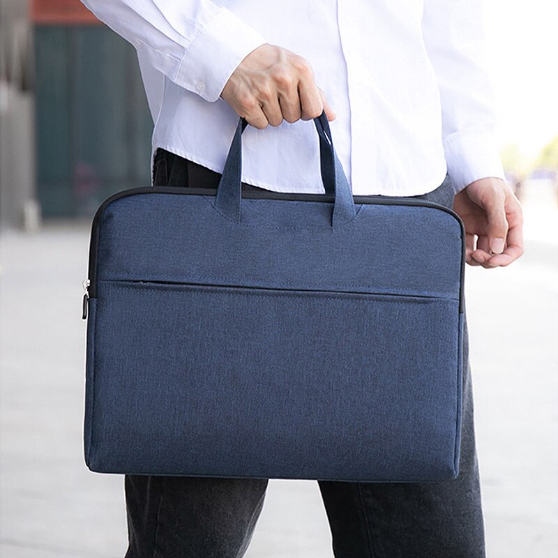 Teczka męska prawnik biznes torebka mężczyzna torebki biurowe dla kobiet organizator torba na dokumenty na laptopa 15.6 przechowywanie przedmiotów A4