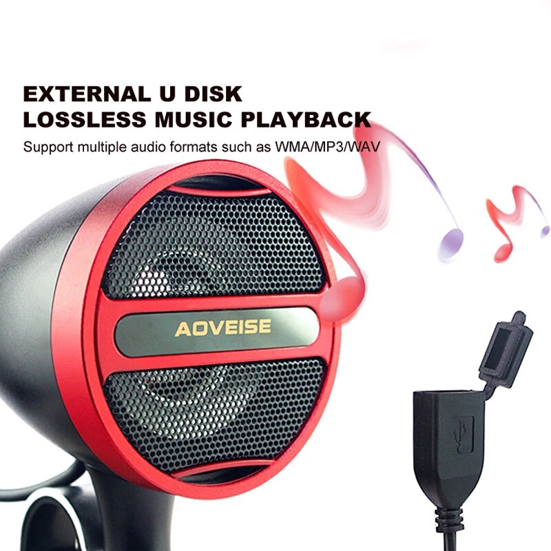 Mt473 waterproof motorcycle player amplifier stereo bluetooth compatible 12v music speakers  mp3 player fm radio speakers