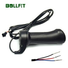 BOLLFIT WuXing Griff Drossel-gaspedal E-Fahrrad Gas Grip 12V 24V 36V 48V Für E bike Conversion Kit