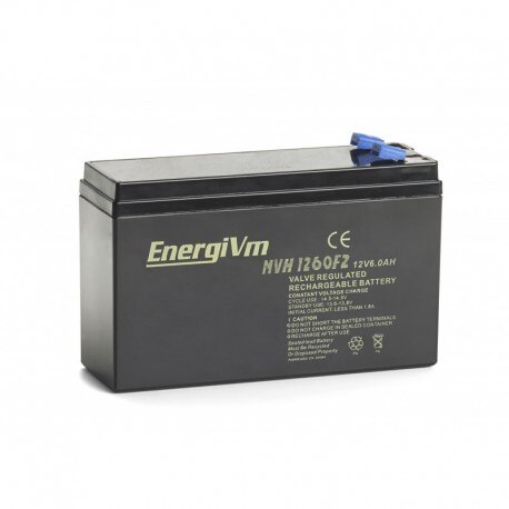 BATERIAS PLOMO 12V BATERIA 12V 6A ENERGIVM 200W 151X52X93MM · 23SW200