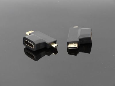 3 in1 Micro HDMI male + Mini HDMI male naar HDMI 1.4 Female Kabel Adapter Converter voor HDTV 1080 P HDMI Kabels