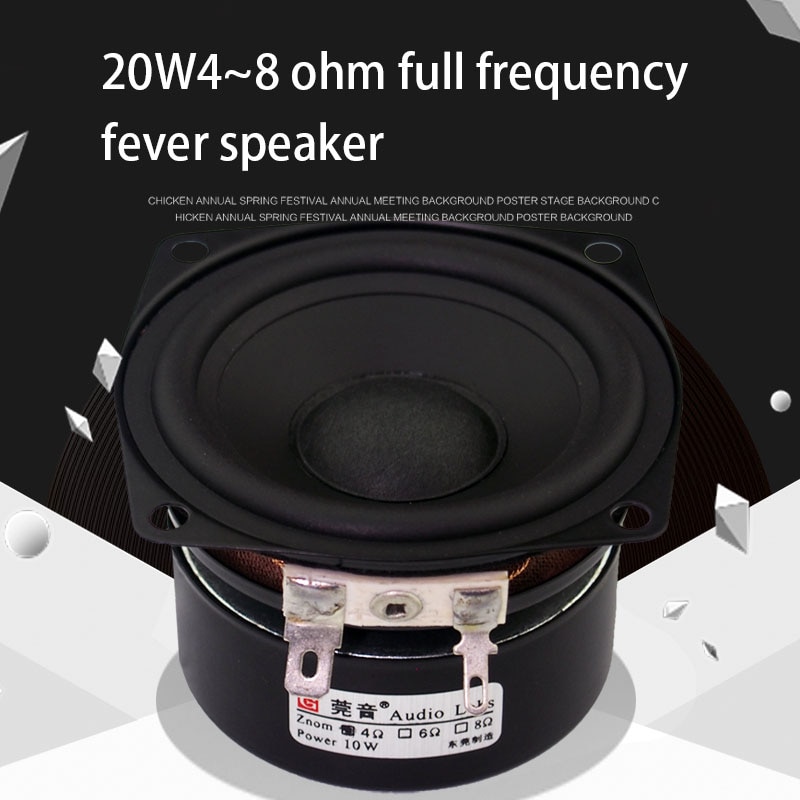 5-30W 2.5 Inch Full Range Speaker 4-8ohm Koorts Luidspreker Diy Tweeter Midrange Woofer Bluetooth Speaker Audio Versterker speaker
