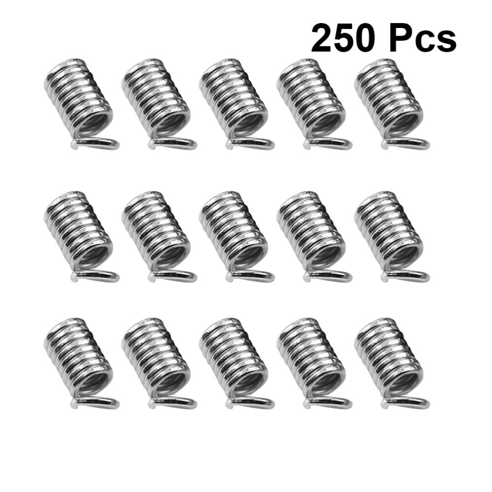 5 Packs DIY Jewelry Connectors Crafts Connecting Button Spring Buckles for Home Shop Dark Silver (3x7mm): As Shown 2