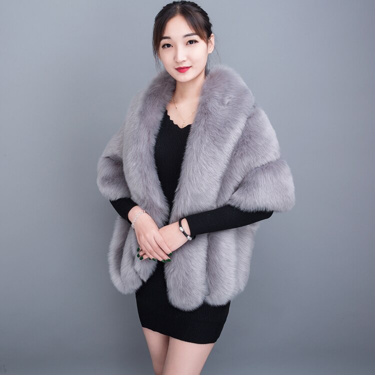 JaneVini Weiß Winter Braut Pelz Faux wickelt Frauen Warme Tücher Mäntel Hochzeit Mantel Jacken für Abend Party Etole Mariage