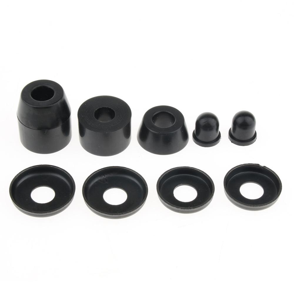 Remplacement Skateboard Bagues PU Cylindre Conique Camion Bague Rondelles Skateboard Kit de Reconstruction Camion Bagues Ensemble