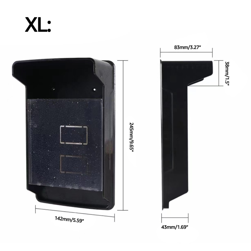 Waterproof Cover for Access Control System RFID Card Keypad Reader Waterproof Door Bell Protect Cover