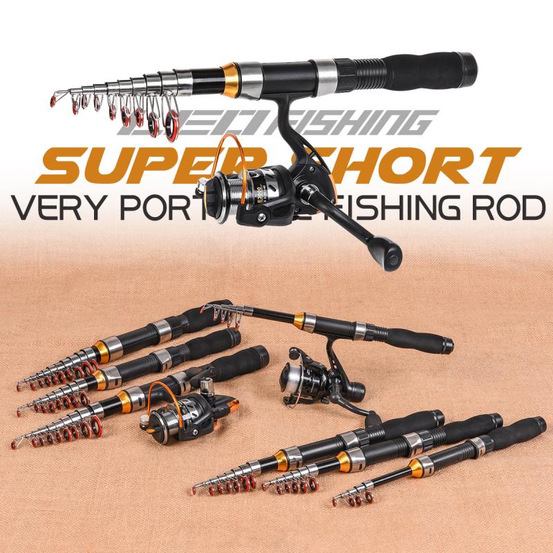 Latest Ultralight Fishing Rod Carbon Fiber Power Hand Fishing Tackle Lure Portable Fishing tool Telescopic Rod Sea Spinning Pole