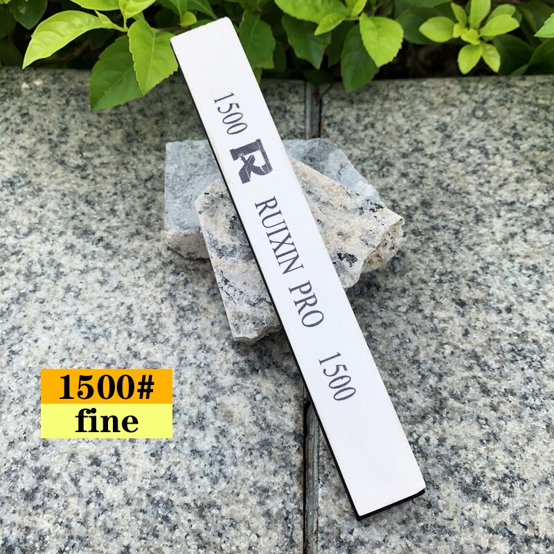 RUIXIN 120-1500 Grit Grindstone Kitchen Hone Stone Knife Sharpener Fixed Angle Grind Whetstone Sharpen Bar Knife Grinder Tools: 1500 Grit