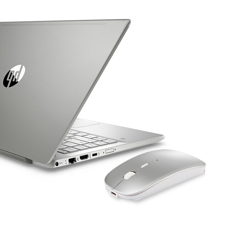 Bluetooth Mouse For HP Envy 17 X360 13.3 15-bq0xx Pavilion X360 11m-ad0xx 14 Laptop PC Wireless Mouse Rechargeable Silent Mouse