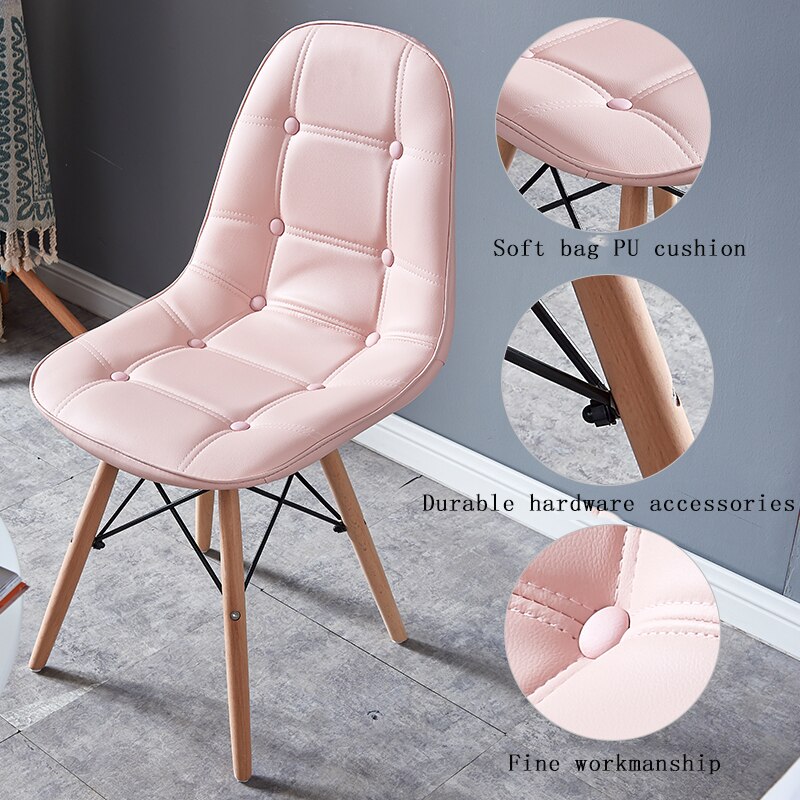 Ins Home Living Stoel Rugleuning Make-Up Kruk Kam Slaapkamer Nail Art Stoel Eenvoudige Luie Bureau Stoelen Кресло Для Отдыха