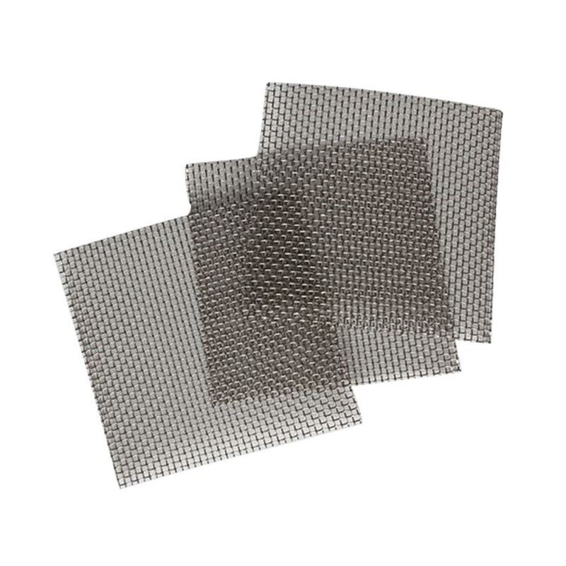 5pcs Aquarium Fish Tank Stainless Steel Wire Mesh Pad Plants Moss Net Decor 8x8cm Stainless Steel Square Shape Wire Mesh Pad
