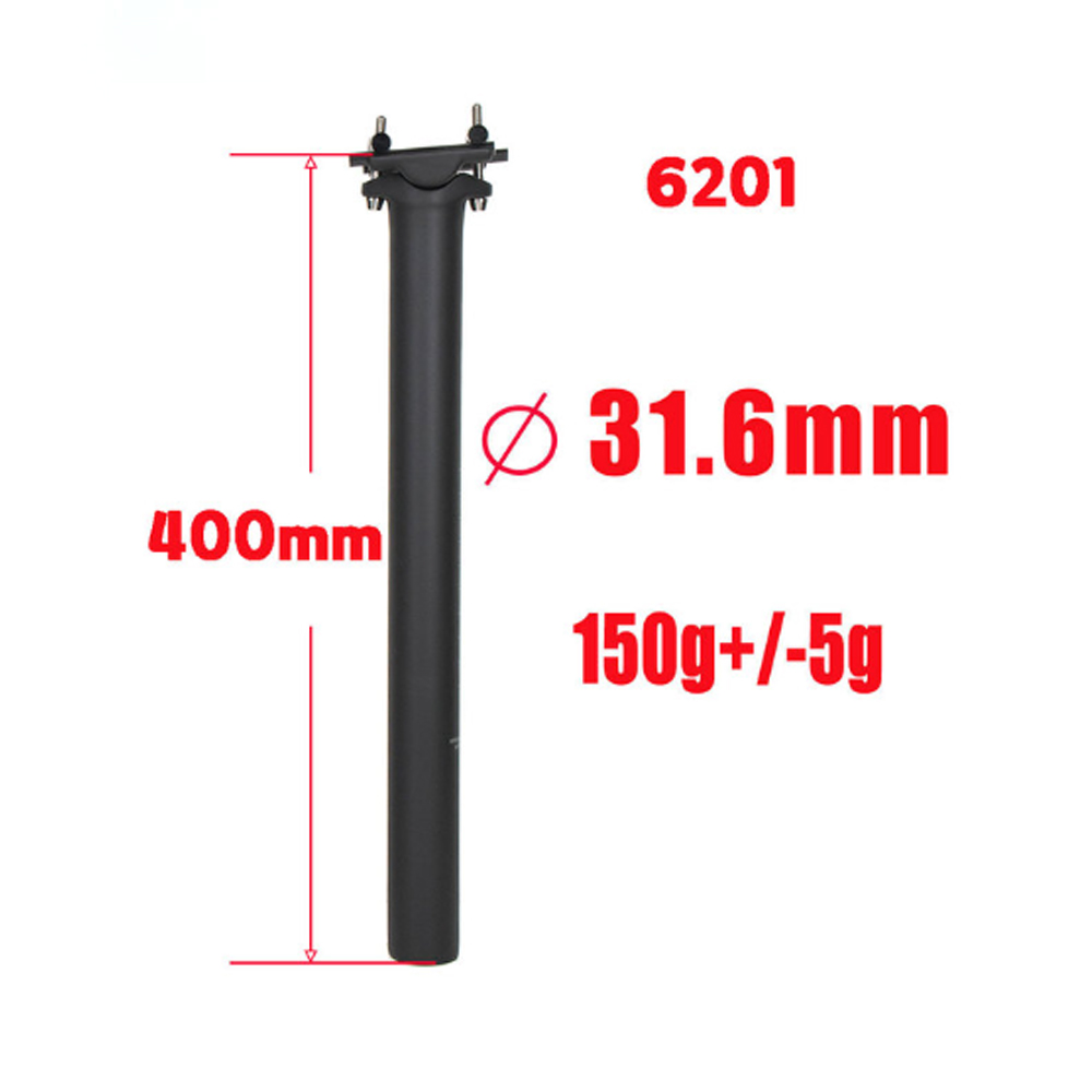 Ultralight Full Carbon Seat Post Road Bike Seat Mountain Bicycle Seatpost UD Black Length 350 / 400mm: Blue