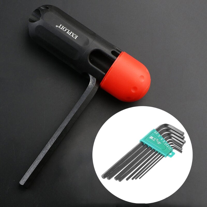 8Pcs/Set 1.5mm-6mm Hexagon Hex Allen Key Wrench Kit Spanner Repair Hand Tools