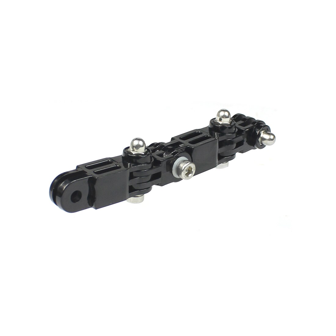 Hjelmforlengelse dreiearmer justerbar ledd stativadaptermonteringskontakt for gopro hero 9 8 7 5 max yi insta 360 one r kamera: Plast