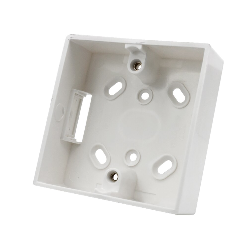 Wall Switch Socket 86 Bottom Box Dark Box White Type Switch Socket Base Outfit Junction Box Surface Mount