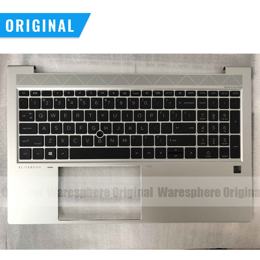 Original Palmrest for HP ELITEBOOK 850 G7 With Backlit Keyboard Top Cover Upper Case M07491-001 Sliver US UK Layout