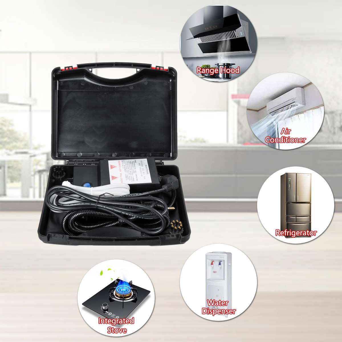 220V High Pressure Temperature Steam Cleaner Handheld Sterilization Disinfection Sprayer Home Kitchen Cleaning Machine