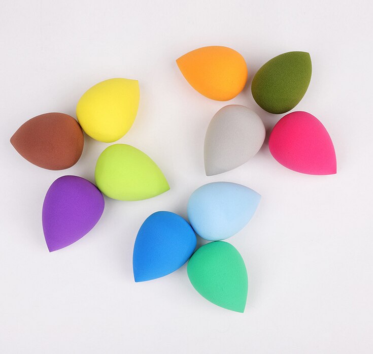 1Pc Beauty Sponge Stand Storage Case Makeup Blender Puff Holder Empty Cosmetic Egg Shaped Rack Transparent Puffs Drying Box: 05 Egg Random Color