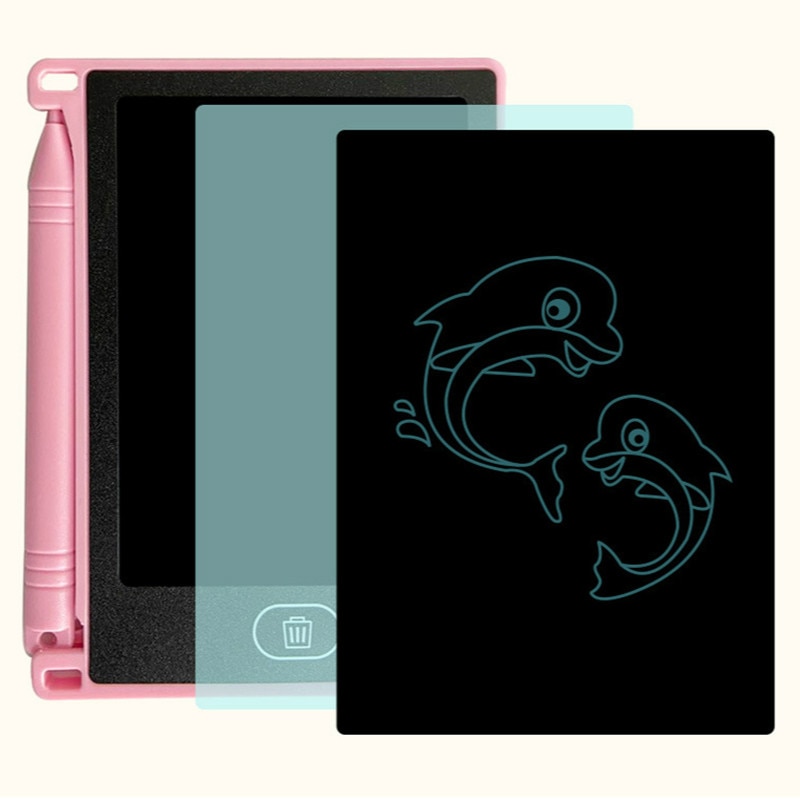 LCD Writing Tablet Digital Drawing Electronic Handwriting Pad Message Graphics Writing Board Children 4.4 inch