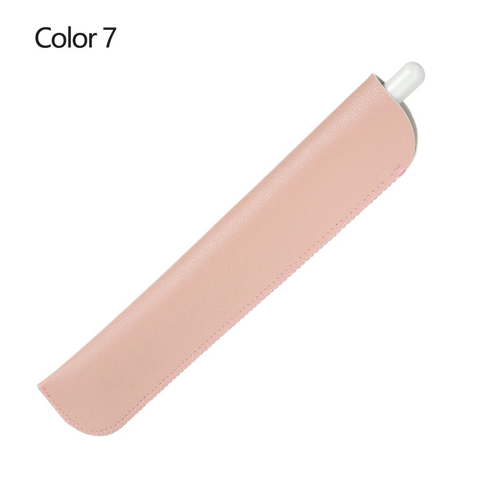 Funda de cuero PU para Apple Pencil Case, funda protectora para tableta Touch-Stylus, iPad Pro: Transparente