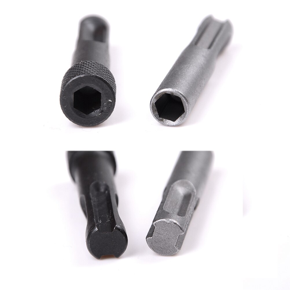 2pcs 1/4" Hex Shank Drill Bit Chuck Adapter SDS Converter Adapter Nut Impact Driver Set For Drilling Tools
