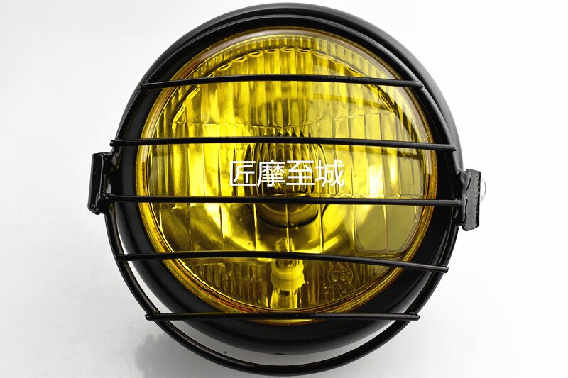 Universal 7inch Motorcycle Headlight Mesh Grill Mask Headlamp Protector Guard Square/Rhombus Cover 18CM