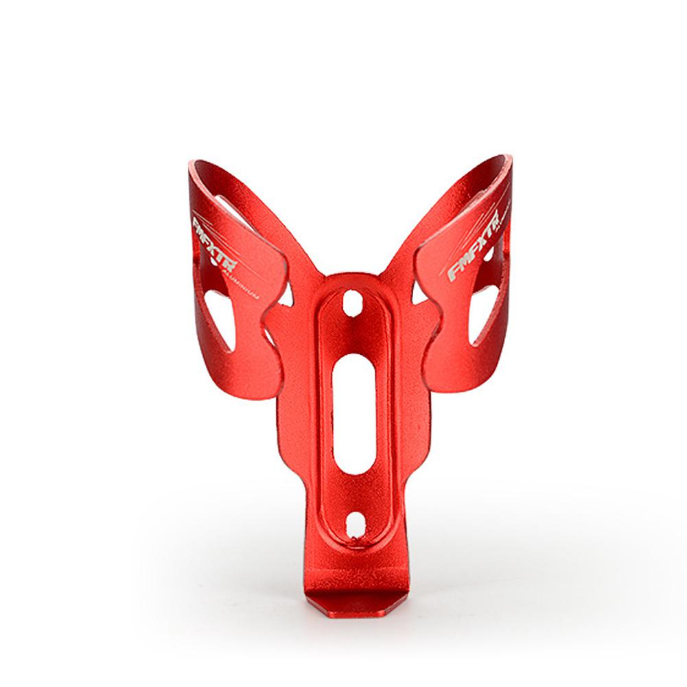 Portabotellas de aleación de aluminio para bicicletas de montaña, soporte para bicicletas: Red