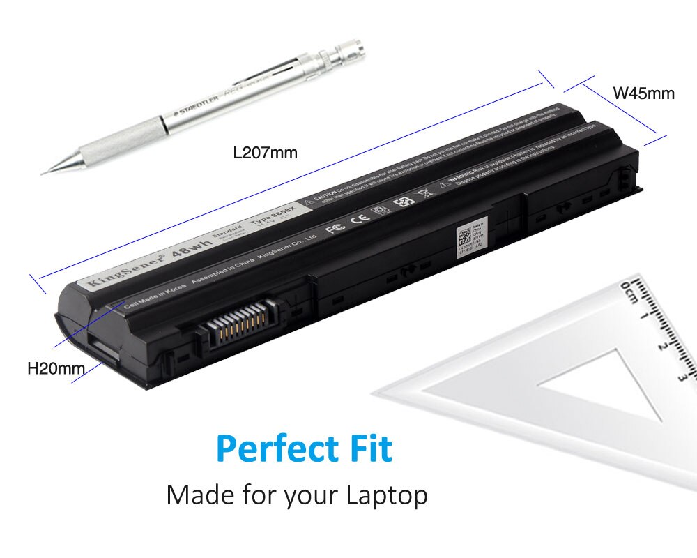 KingSener Korea Cell 8858X Laptop Battery For DELL Inspirion 15 5520 7720 7520 5720 5420 5425 5525 451-11695 10.8V 48WH