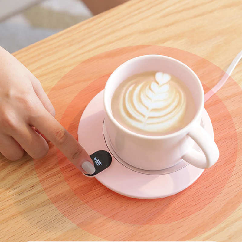 Usb Auto Constante Temperatuur Cup Warmer Verwarming Mat Pad Mok Warmer Voor Thuis Kantoor Melk Thee Water Verwarming Pad coaster