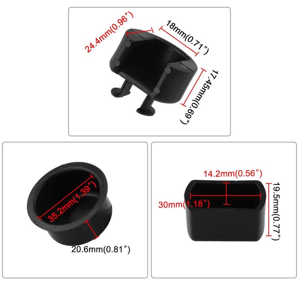 Door Hinge Pivot Bushing Plastic Stable Characteristics High Reliability Weatherproof Easy Installation 1 Set