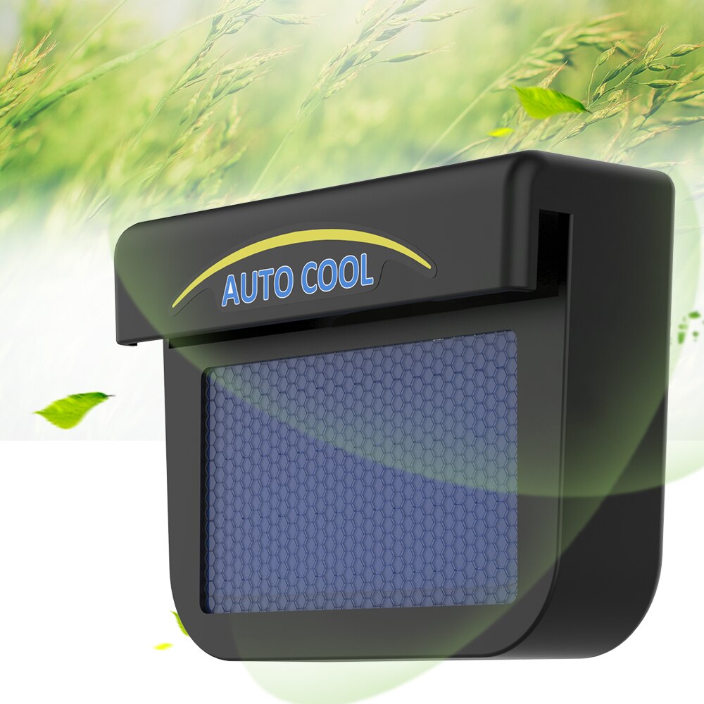 Solar Sun Power Car Auto Fan Air Vent Cool Cooler Ventilation System Radiator Exhaust Heat Fan Car Window Cooling Fans