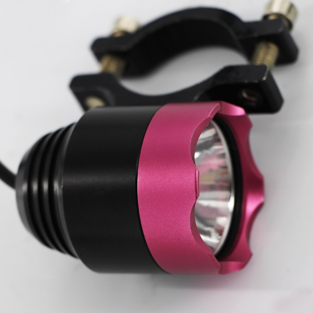 Pair Led motorcycle Fog light MINI Size front auxiliary lampspot head lights accessories Fog bulb moto +one switch(free)