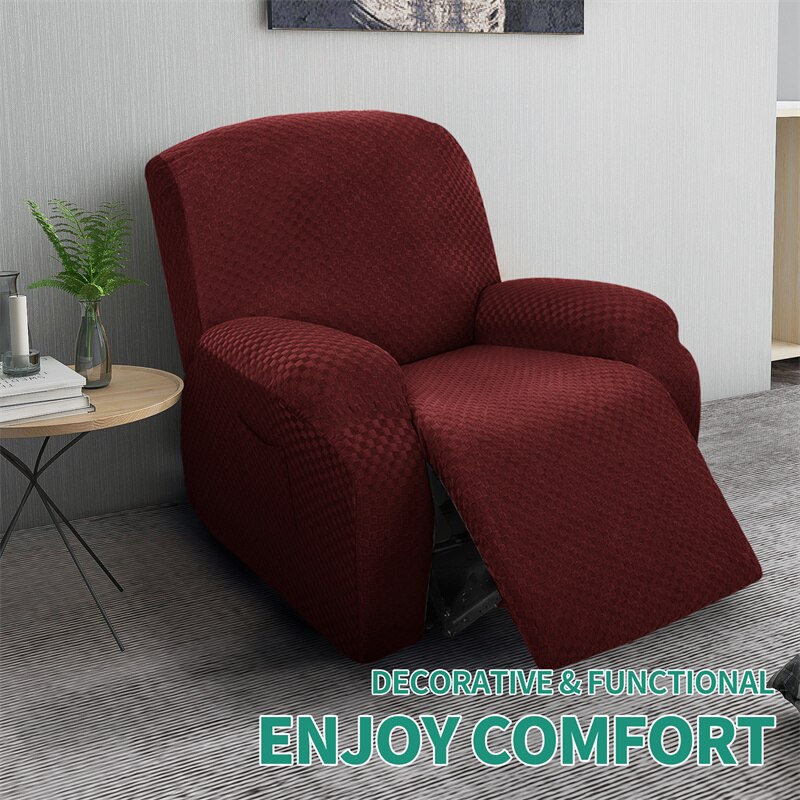 Luie Jongen Fauteuil Stoel Cover All Inclusive Massage Lounge Sofa Cover Wingback Fauteuil Sofa Elastische Cover Enkele Couch Cover: A8 Recliner Cover