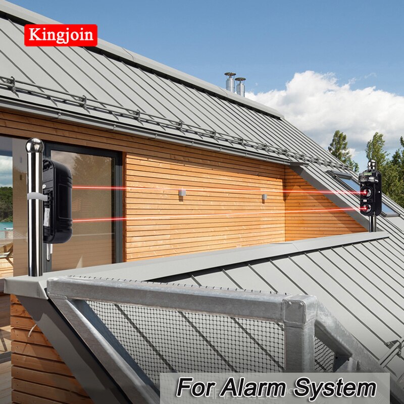Intrusion Alarm Infrared Detector Burglar Alarm ABT-100 Photoelectric Dual Beam Perimeter Fence Window Outdoor