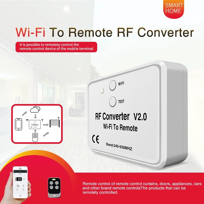 WiFi to RF Converter multi frequency rolling code brands