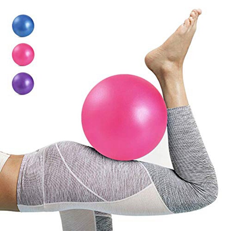 ELOS-25cm Pilates Bal Mini Oefening Bal Slip Ballen Met Opblaasbare Stro Voor Yoga Pilates Exercise Training Gym