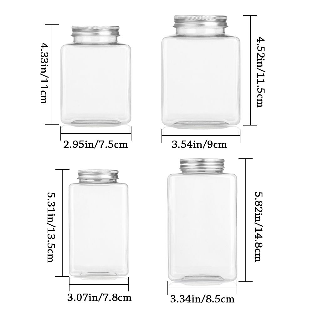 Lufttett matoppbevaringsbeholder klar kjøkkenspiskammer organisering og oppbevaring beholdere flasker tørrmat forseglede bokser for frokostblanding