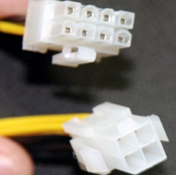 5 Pcs 4 Pin Stecker Auf 8 Pin CPU Power Konverter ATX Kabel Draht 12V