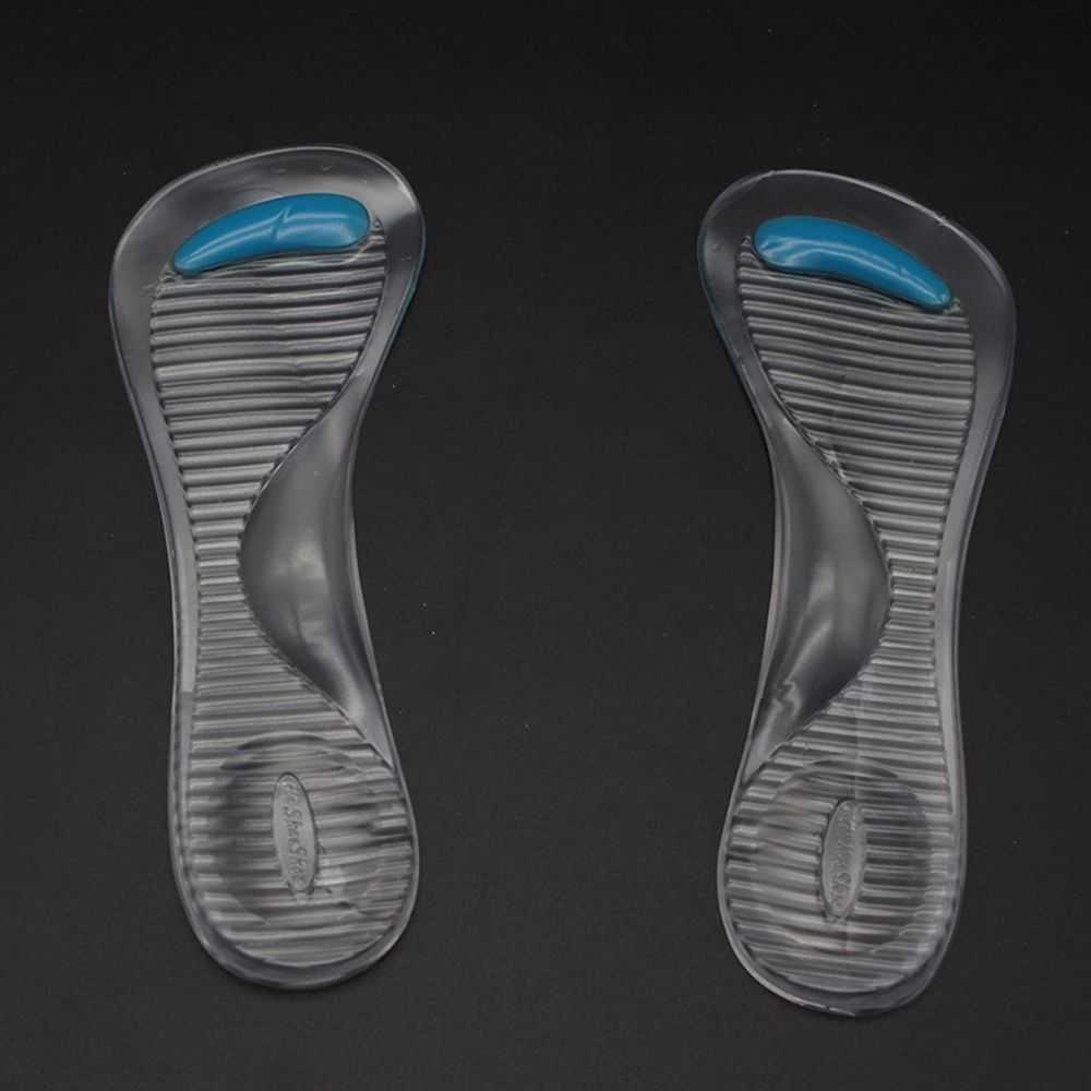 1 par de almohadillas antideslizantes de Gel de silicona para soporte de almohadilla para arco de tacón alto plantilla para zapatos