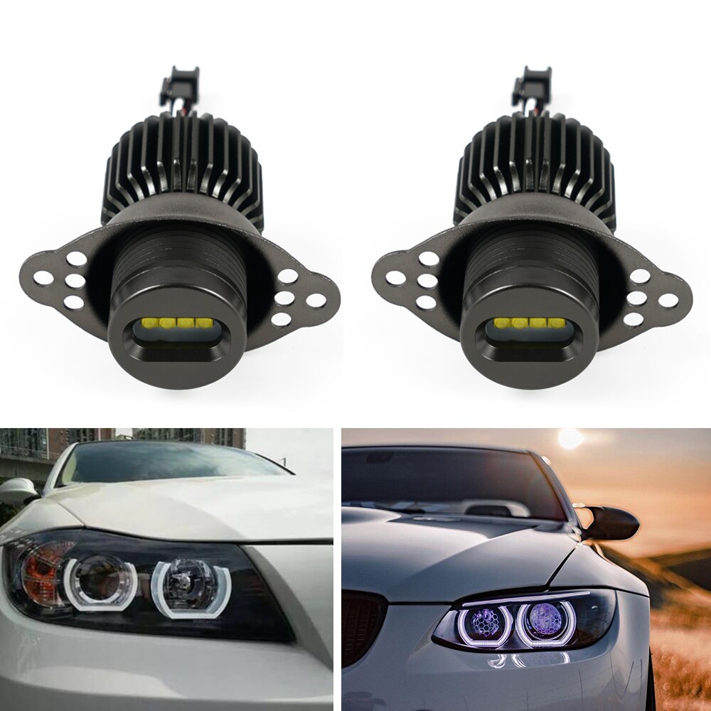 40w strålkastare led  e90/e91 lci angel eyes markeringsljus glödlampor för bmw serie 5 e90 lci  e91 lci sedan/vagn