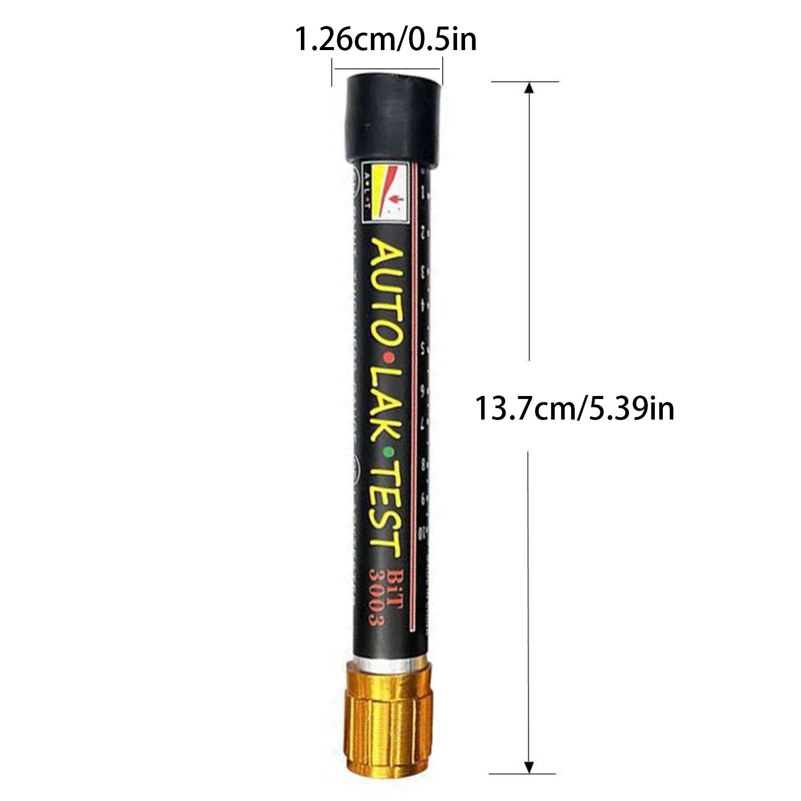 Stylo testeur d'épaisseur de peinture de voiture avec échelle, testeur de revêtement de peinture de voiture portable, outils de compteur de peinture de carrosserie