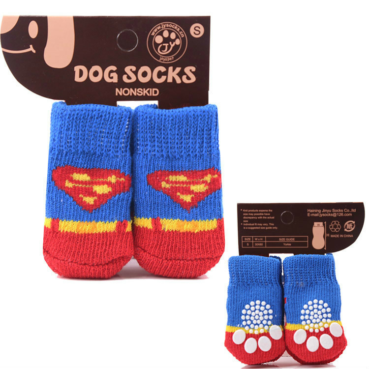 perro Calcetines Navidad Año mascotas Calcetines 4 unids/set Hond Perros Chien cachoro Dla Psa Gratis Para O Brasil Caes Calcetines