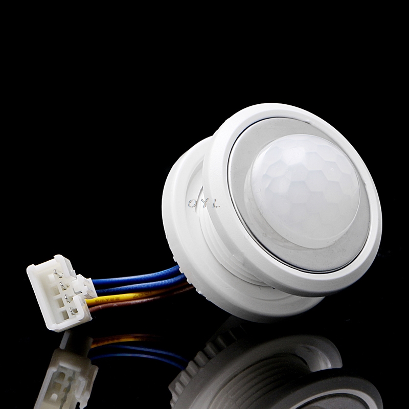 40mm LED PIR Detector Infrared Motion Sensor Switch with Time Delay Adjustable