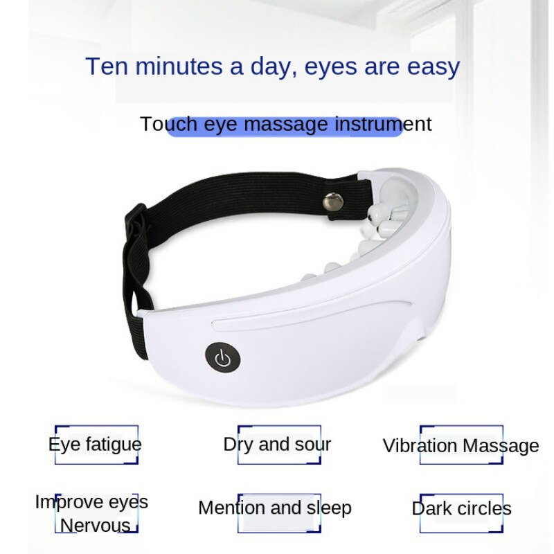 Elektrische Trillingen Oog Massager Ogen Care Apparaat Multi Frequentie Een Knop Start Massage Gezicht Gezondheid Ontspanning Schoonheid Apparaat