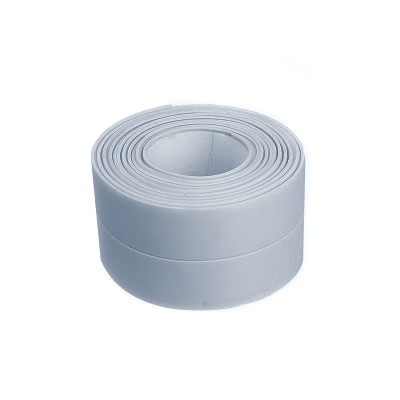 Kitchen Moldproof Waterproof Tape Moisture-proof Sink Gap To Fill The Beauty Seam Stickers Toilet Stickers Corner Line Seal: Gray