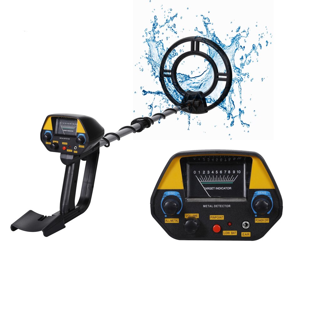 High Sensitivity Metal Detector MD-4080 with Waterproof Search Coil All Metal &amp; Disc Mode,Adjustable Rod for Kids &amp; Adults