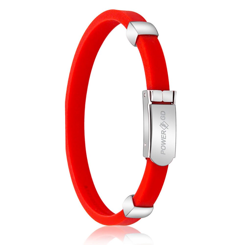 Sport Silikon Anti-Statische Power Armband Frauen Männer Einstellbare Negative Ionen Armbänder Erwachsene Jugendliche Magnet Armreifen Außen: 3