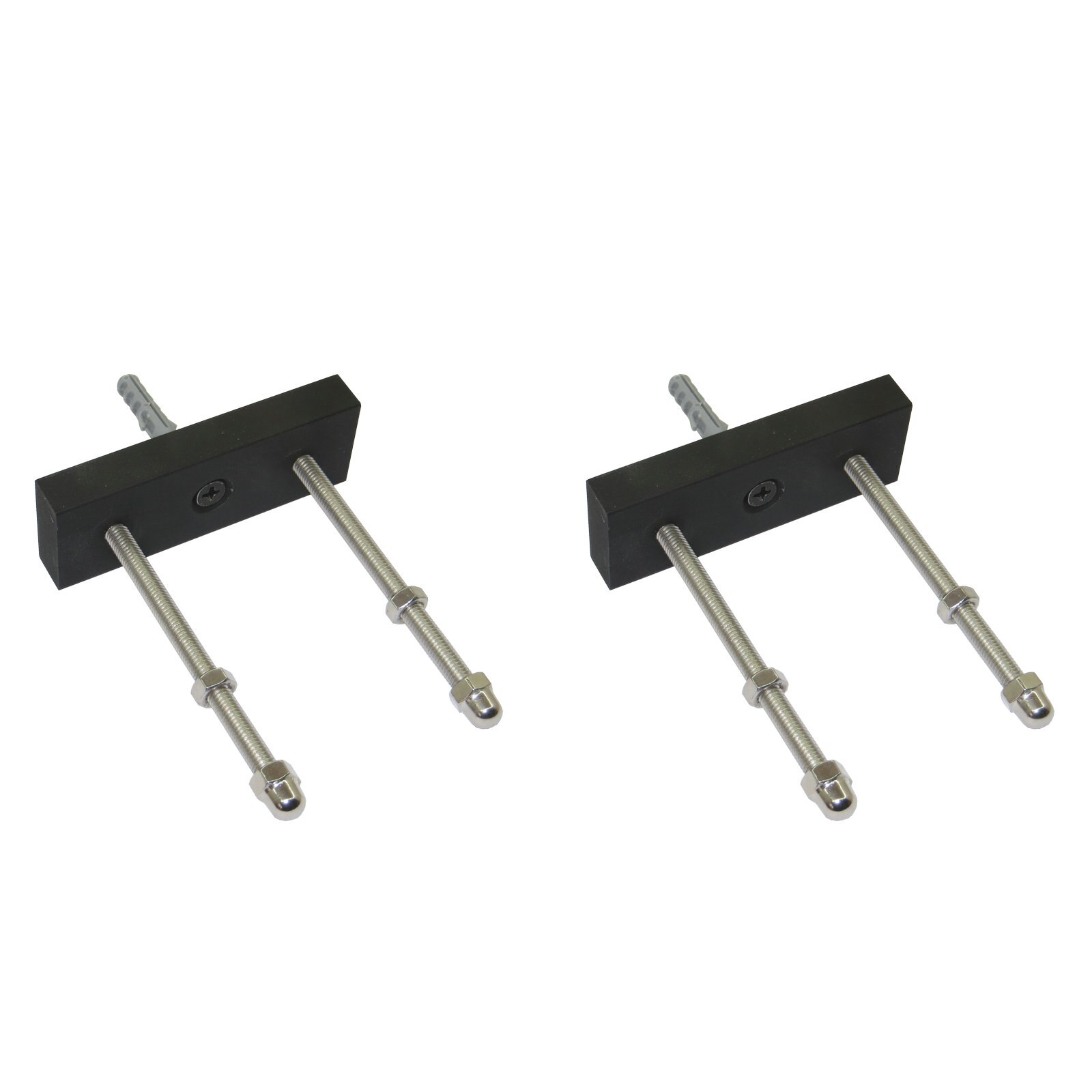Colgador de montaje en pared para monopatín, estante flotante de lujo para Skate, paquete de 1/2/5/10, sin monopatín: 2 Pcs