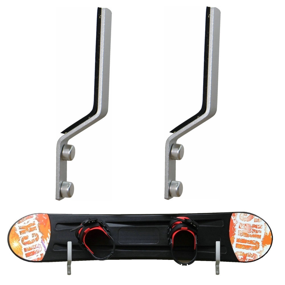 2Pk Snowboard Wandregal Wandmontage Wanddisplay Gestell -Aluminium, hochwertige Aufbewahrungshalter